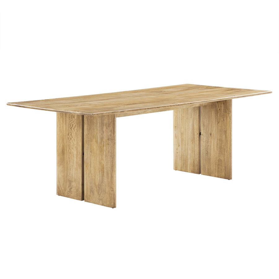 Ember 86" Wood Dining Table in Oak