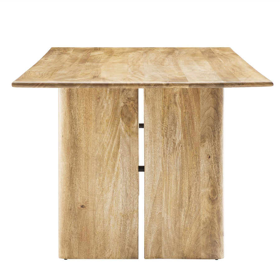 Ember 86" Wood Dining Table in Oak