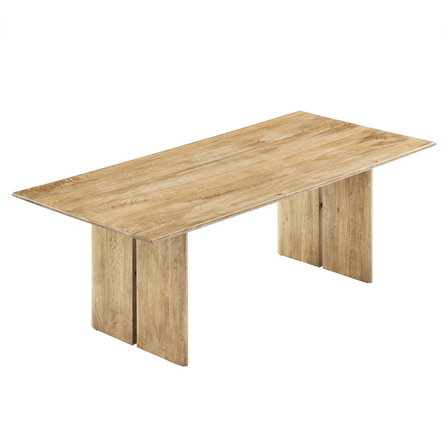 Ember 86" Wood Dining Table in Oak
