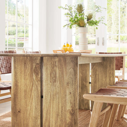Amistad 86" Wood Dining Table by Furniture For America