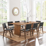 Ember 86" Wood Dining Table in Walnut