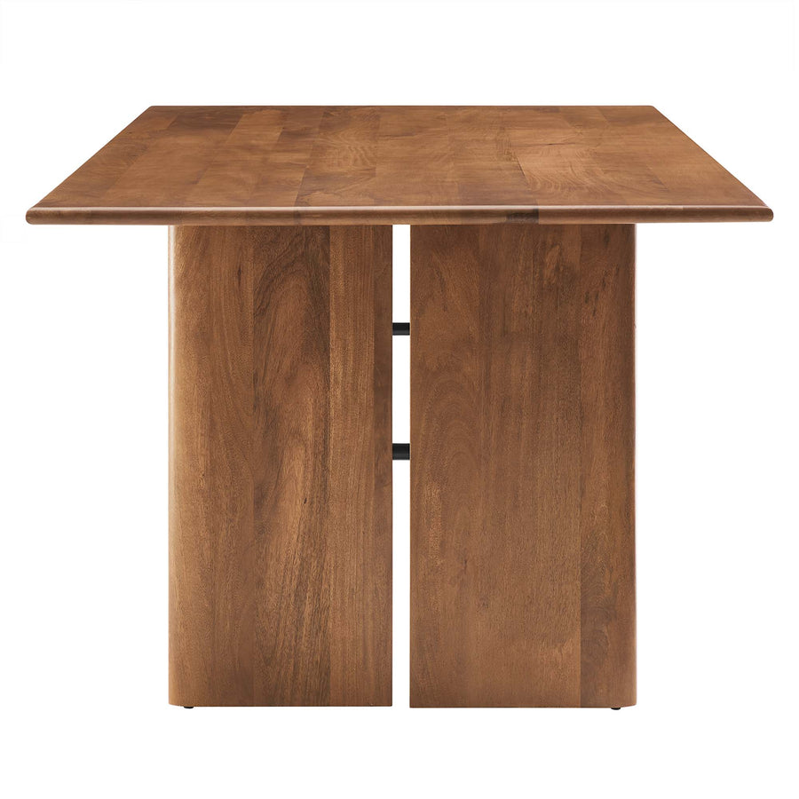 Ember 86" Wood Dining Table in Walnut