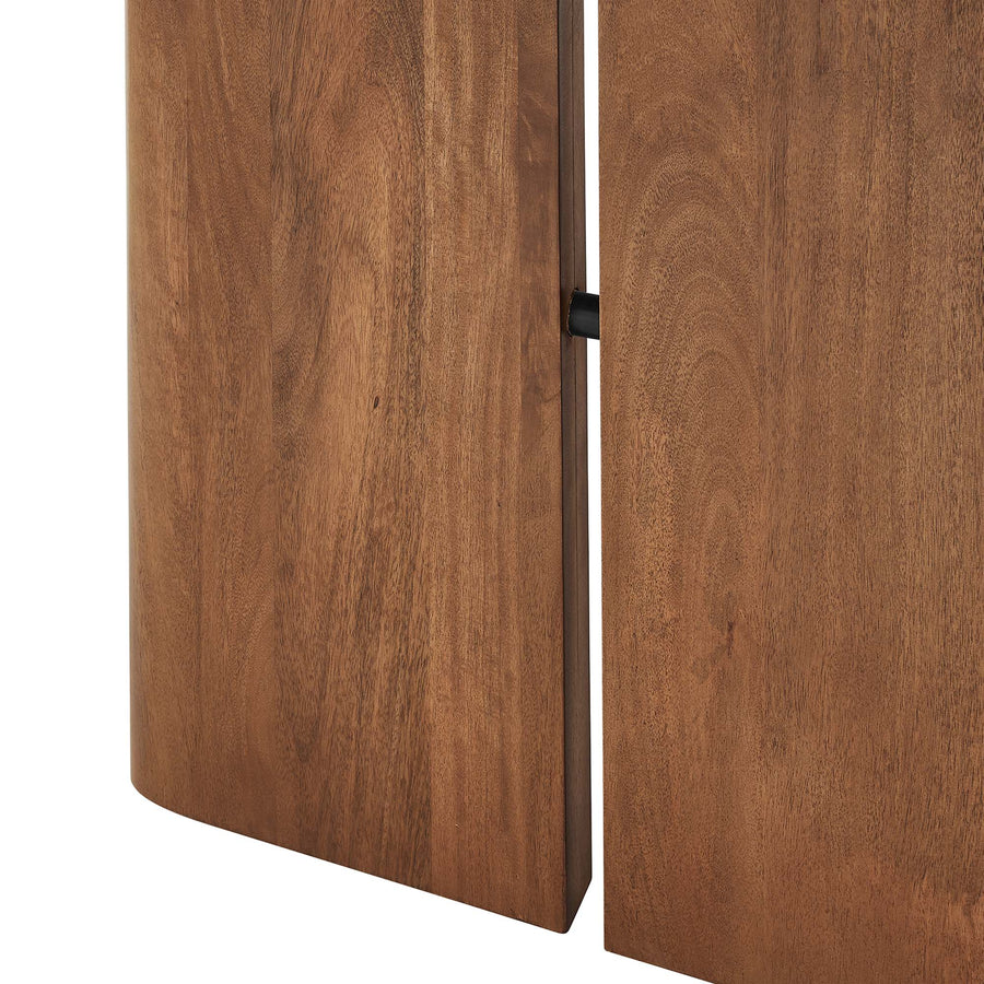 Ember 86" Wood Dining Table in Walnut