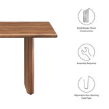 Ember Wood Coffee Table in Walnut