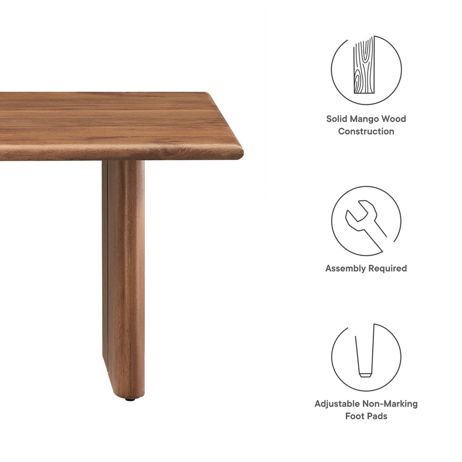 Ember Wood Coffee Table in Walnut
