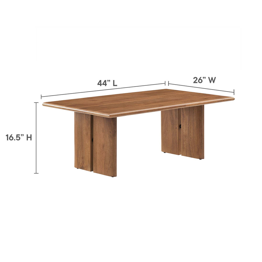 Ember Wood Coffee Table in Walnut