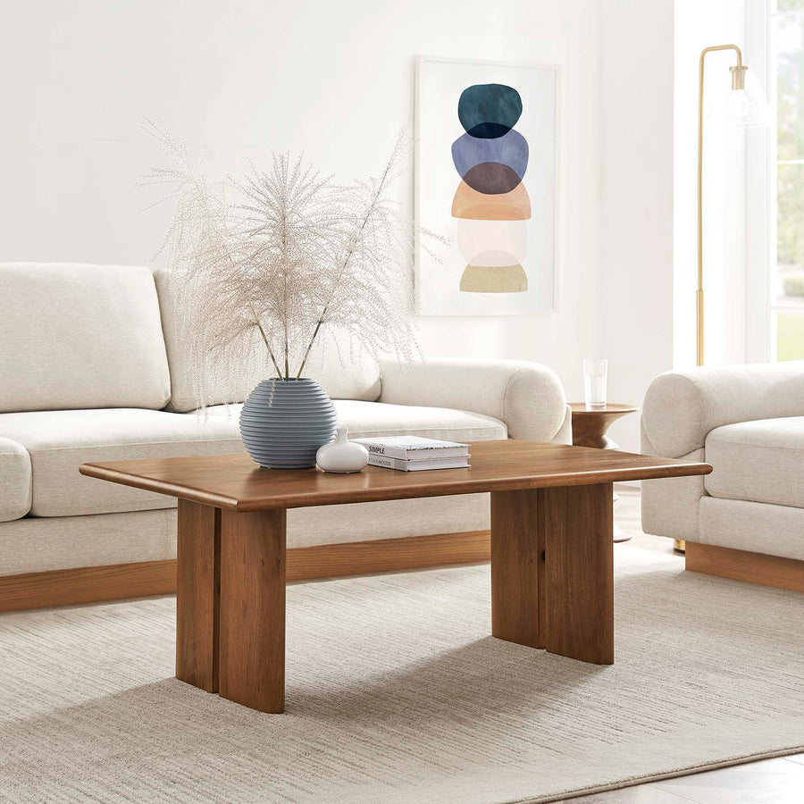 Ember Wood Coffee Table in Walnut