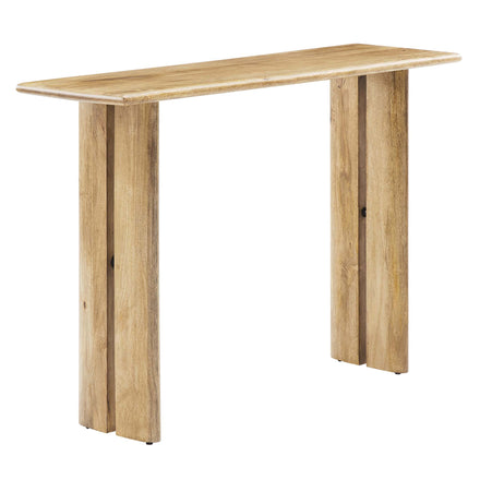 Amistad Wood Console Table in Oak