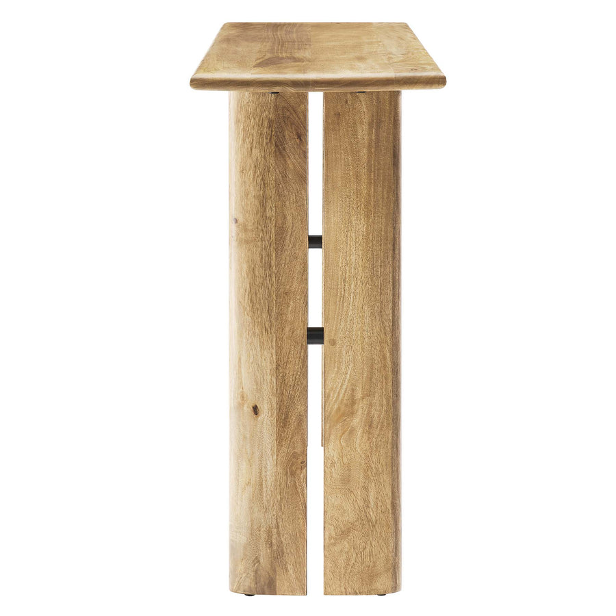 Ember Wood Console Table in Oak