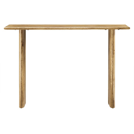 Amistad Wood Console Table in Oak