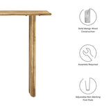 Ember Wood Console Table in Oak