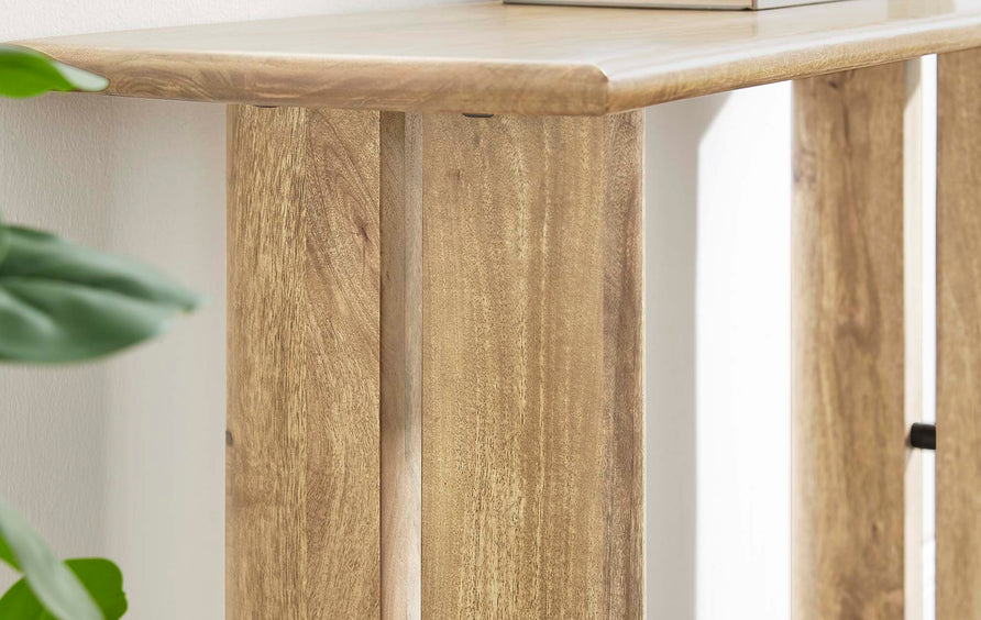Ember Wood Console Table in Oak