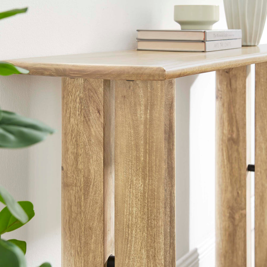 Ember Wood Console Table in Oak