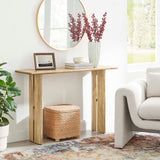 Ember Wood Console Table in Oak