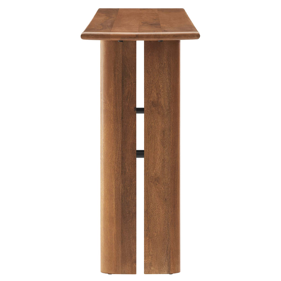 Ember Wood Console Table in Walnut