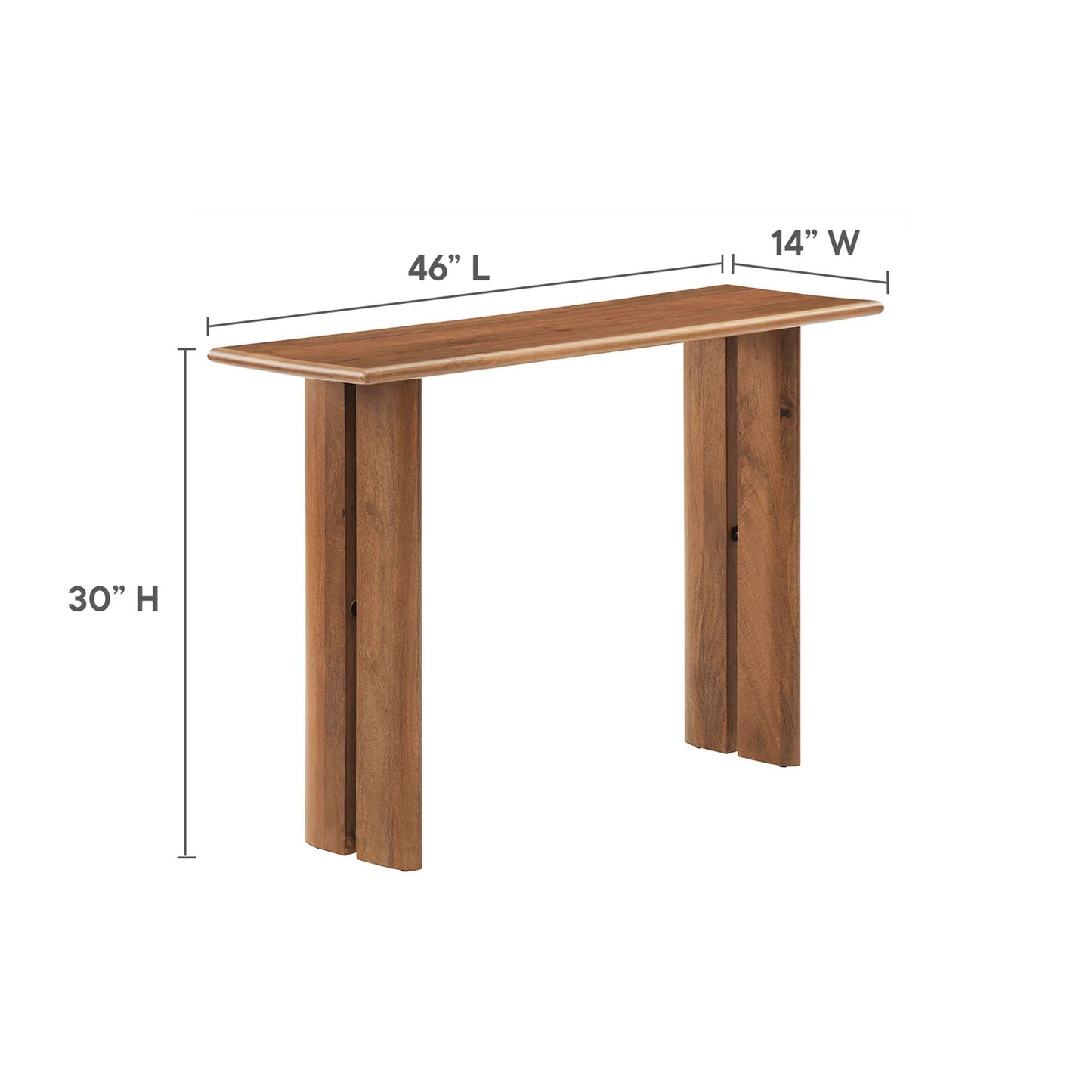 Amistad Wood Console Table by Furniture For America