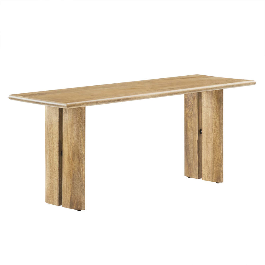 Ember 46" Wood Bench in Oak