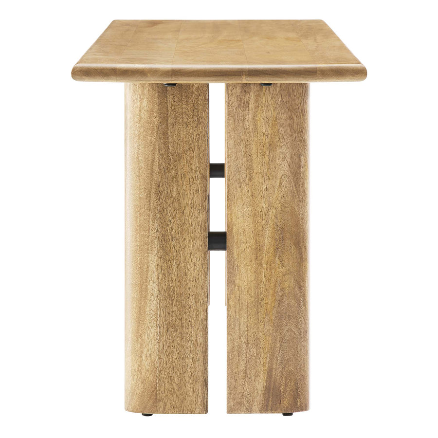 Ember 46" Wood Bench in Oak