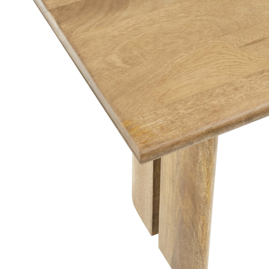 Ember 46" Wood Bench in Oak
