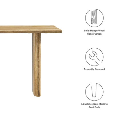 Amistad 46" Wood Bench by Furniture For America