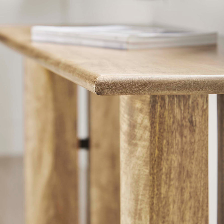 Ember 46" Wood Bench in Oak