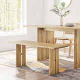 Ember 46" Wood Bench in Oak