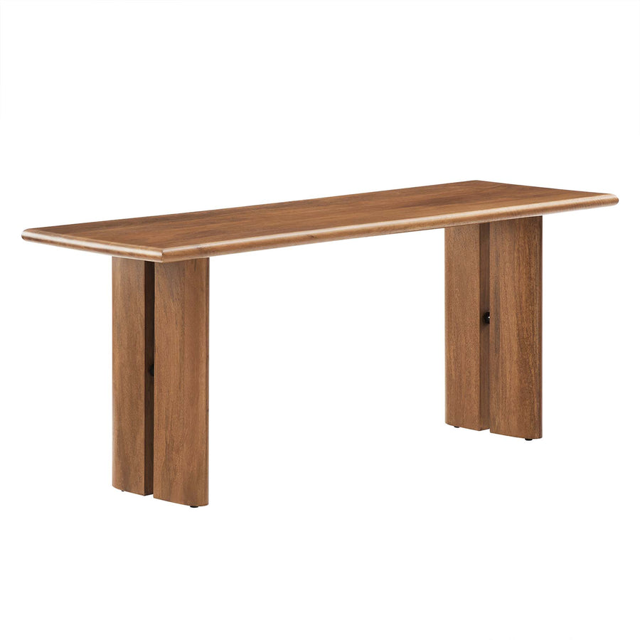 Ember 46" Wood Bench in Walnut