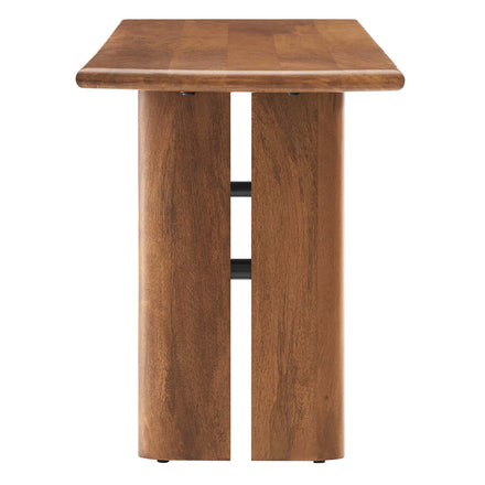 Amistad 46" Wood Bench in Walnut