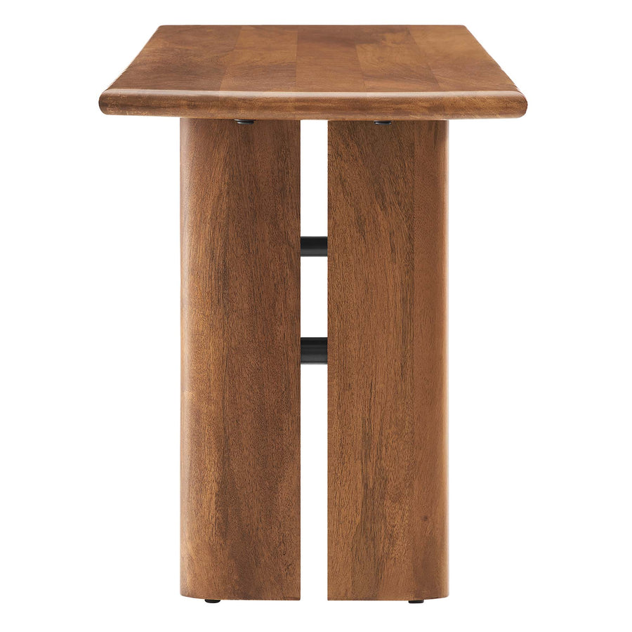 Ember 46" Wood Bench in Walnut