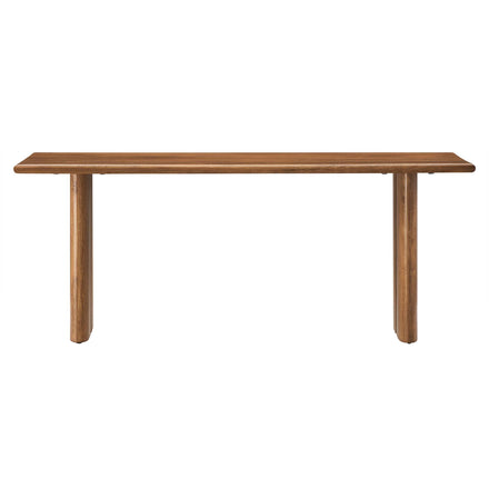 Amistad 46" Wood Bench in Walnut