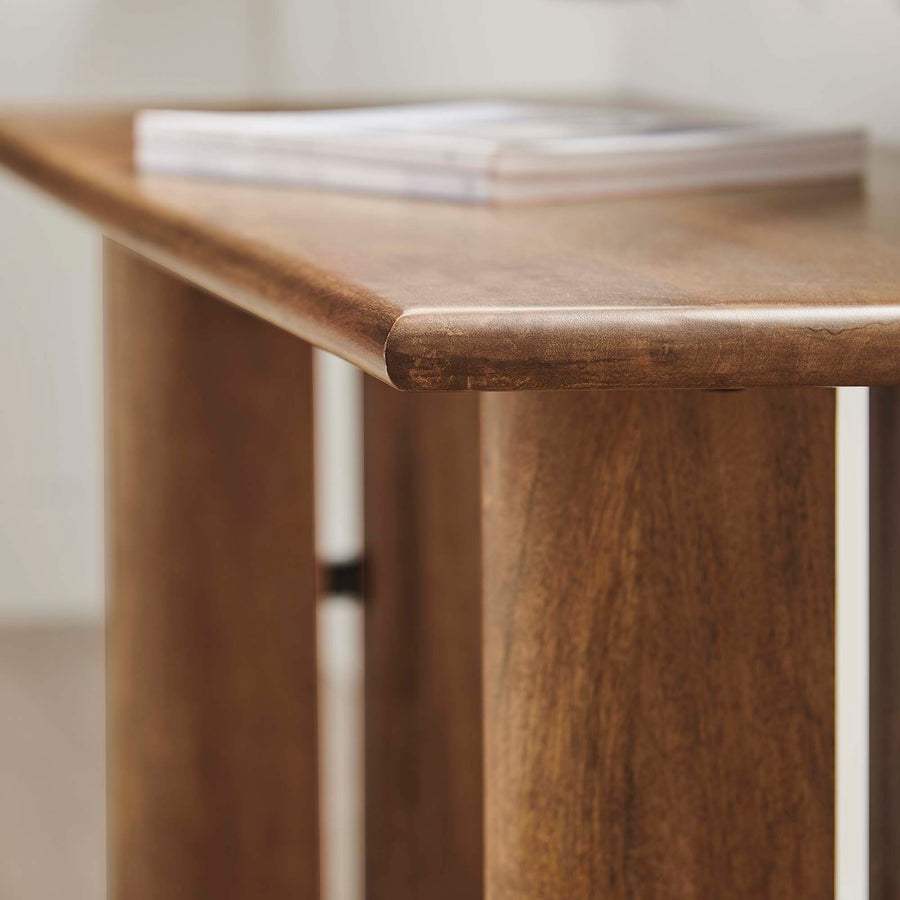 Ember 46" Wood Bench in Walnut