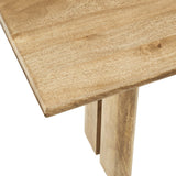 Ember 58" Wood Bench in Oak