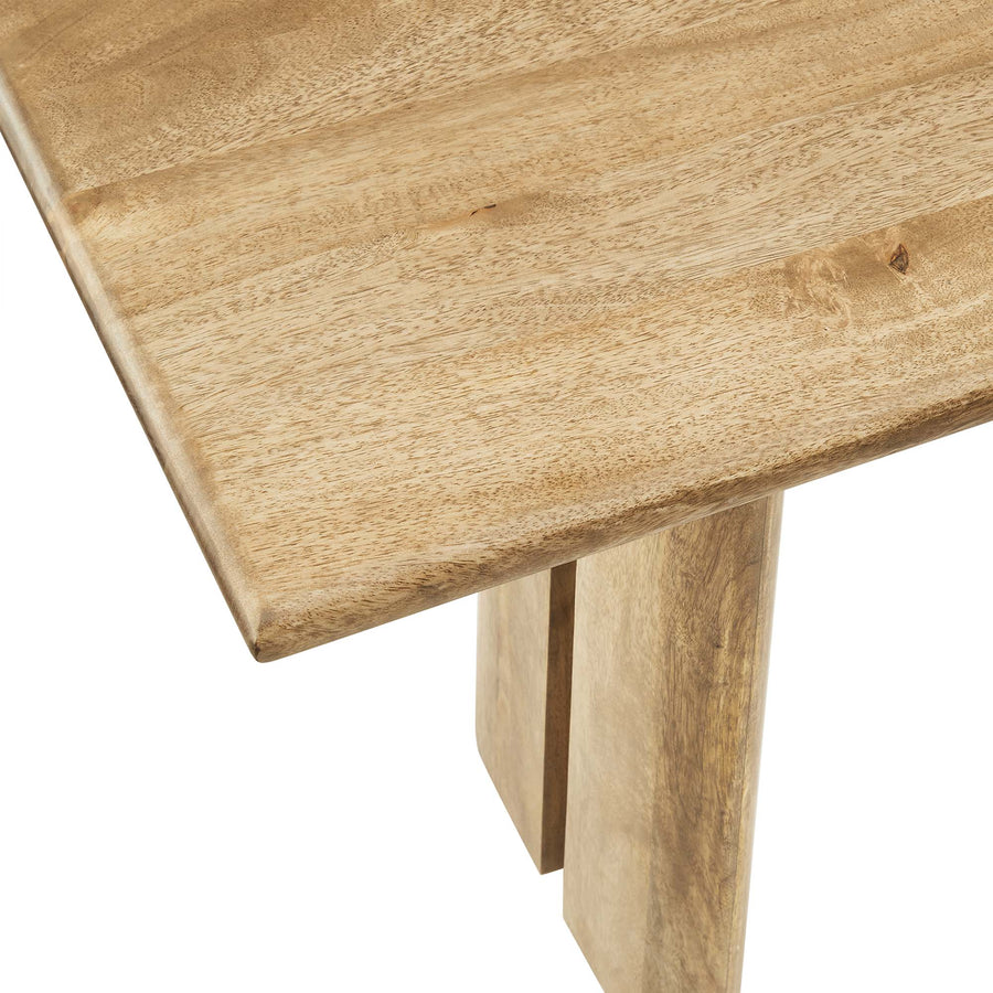 Ember 58" Wood Bench in Oak