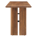 Ember 58" Wood Bench in Walnut