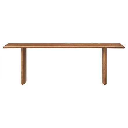 Amistad 58" Wood Bench in Walnut