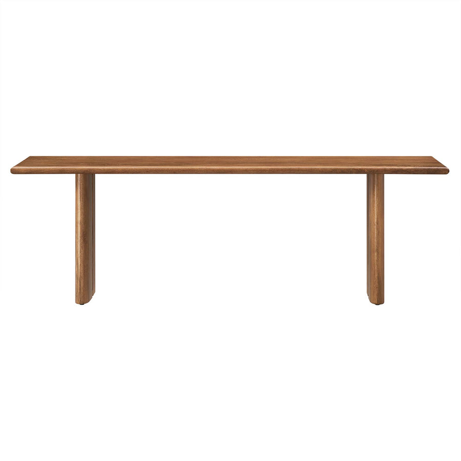 Ember 58" Wood Bench in Walnut