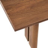 Ember 58" Wood Bench in Walnut