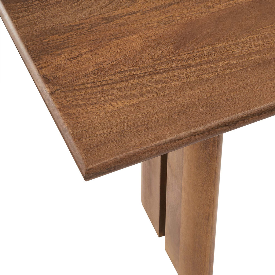Ember 58" Wood Bench in Walnut