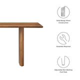 Ember 58" Wood Bench in Walnut