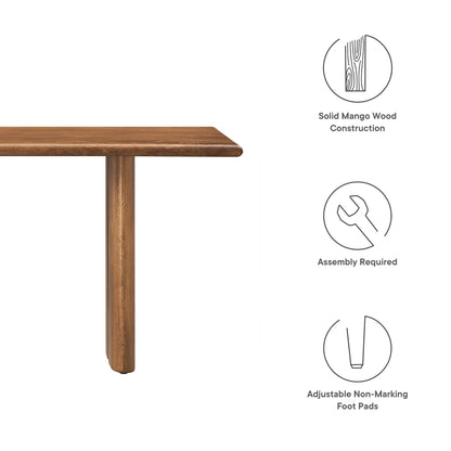 Amistad 58" Wood Bench by Furniture For America