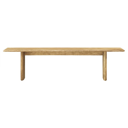 Amistad 72" Wood Bench in Oak