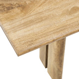 Ember 72" Wood Bench in Oak
