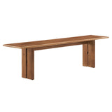 Ember 72" Wood Bench in Walnut