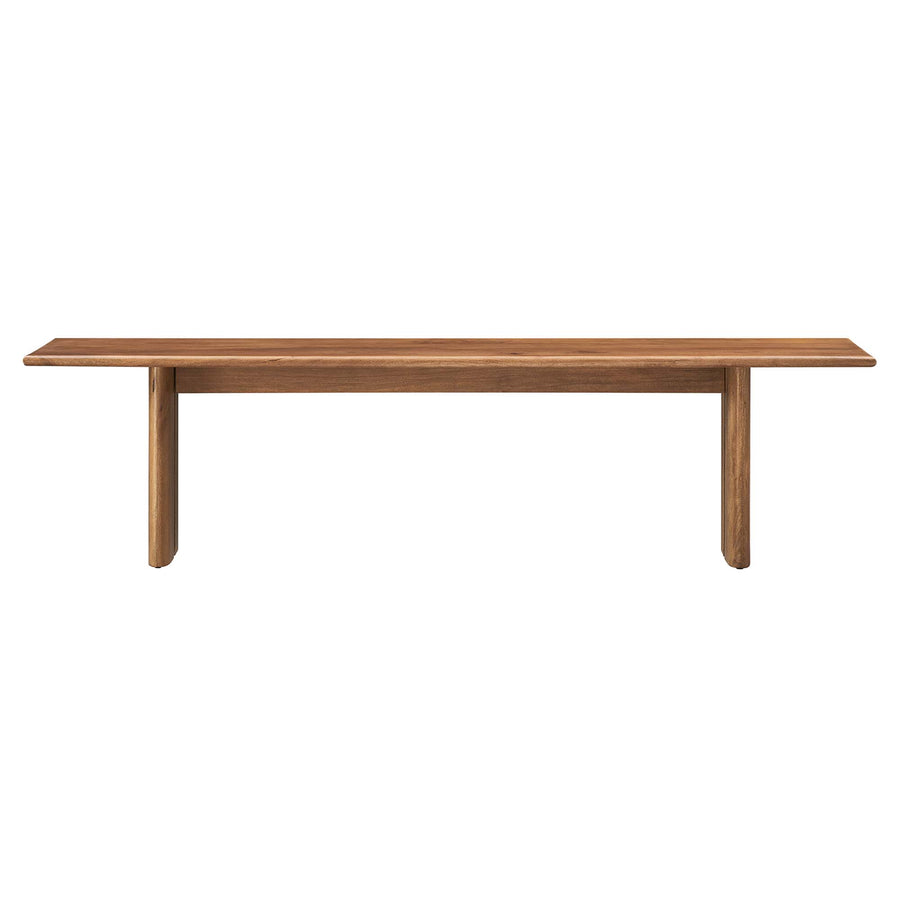Ember 72" Wood Bench in Walnut