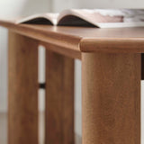 Ember 72" Wood Bench in Walnut