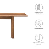 Ember 72" Wood Bench in Walnut