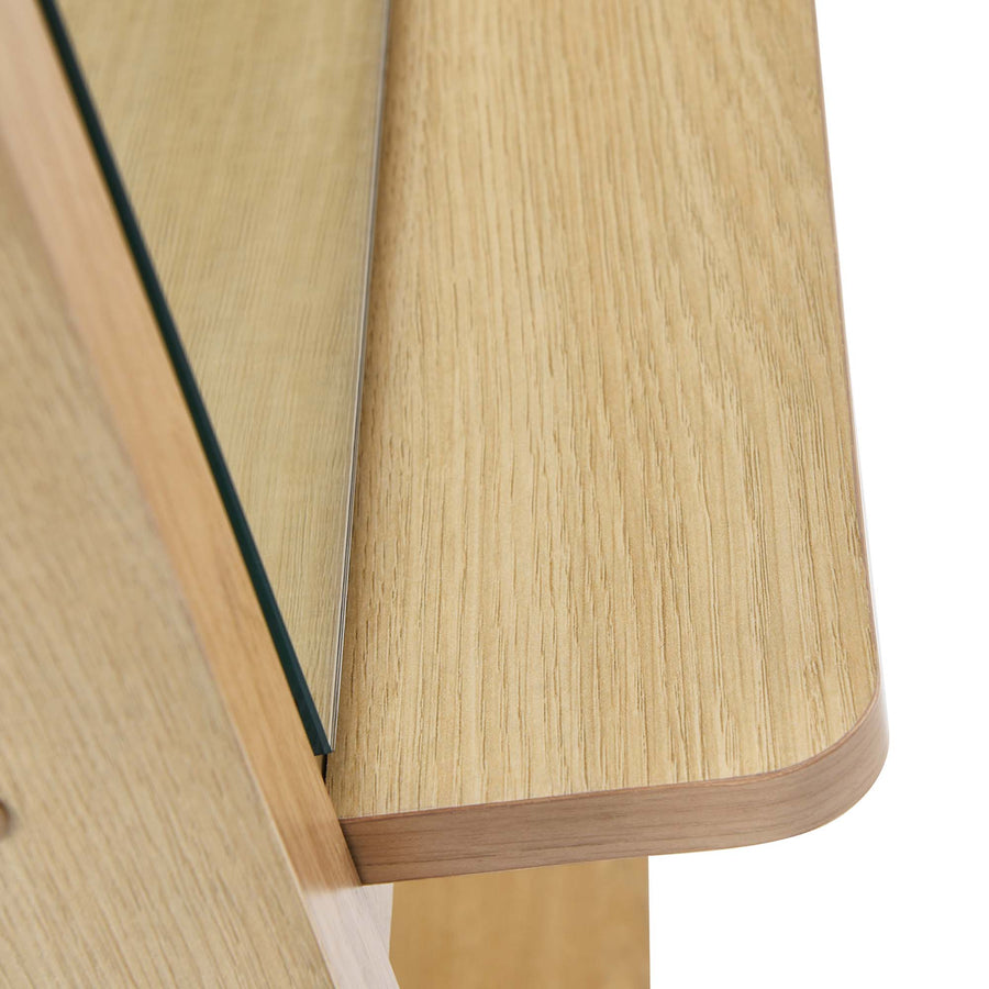 Katriel Standing Mirror in Oak
