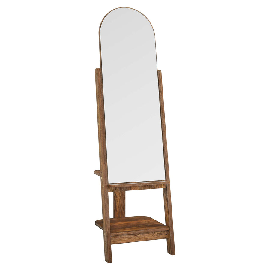 Katriel Standing Mirror in Walnut