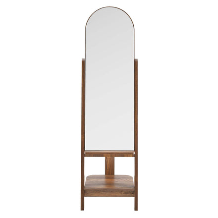 Ascend Standing Mirror in Walnut