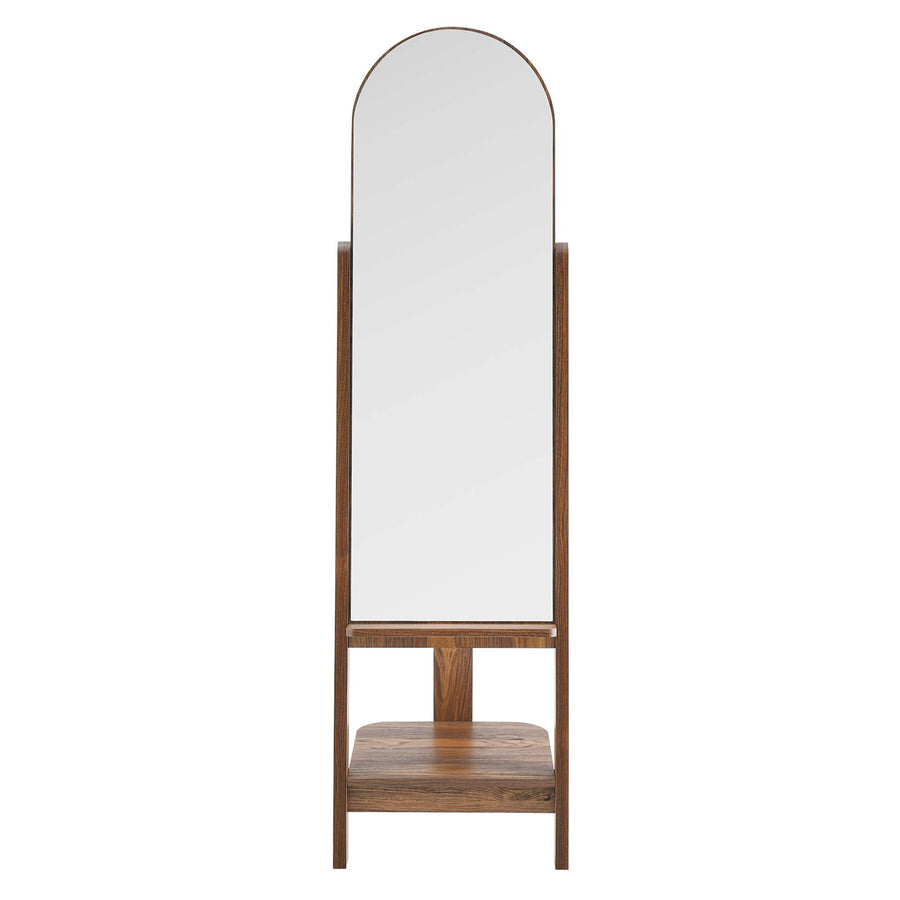 Katriel Standing Mirror in Walnut